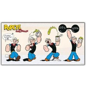 Panel Decorativo de Dibujos Animados Lilo - Popeye Come Espinacas 100x50 cm