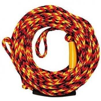 Jobe Four Person Towrope - Cuerda de Wakeboarding, Color Amarillo