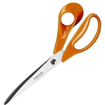 Fiskars Tijeras de jardín clásicas S94, Longitud: 24 cm, Naranja, 1001538