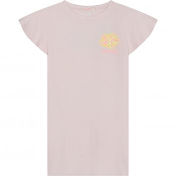 Billieblush - Vestido Corto de Niña 100% Algodón con Dibujo Trasero U20162