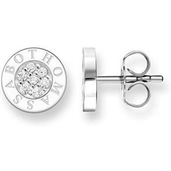 Thomas Sabo Pendientes clásicos de mujer con circonita, plata de ley 925, H1547-051-14