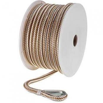 Seachoice Gold - L¨ªnea de anclaje doble de nylon trenzado 3/8 pulgada, 3/8 X 100 '