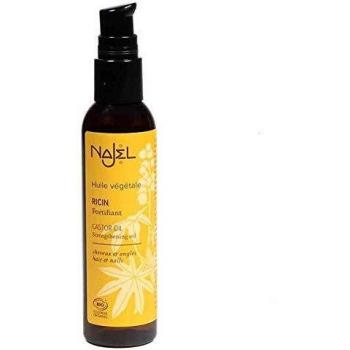 Najel Organic Castor Oil 80ml - Cold-Pressed, Nourishing for Skin and Hair