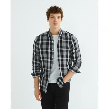 Boss Orange Rickerty Men's Check Shirt - Dark Blue - Size M