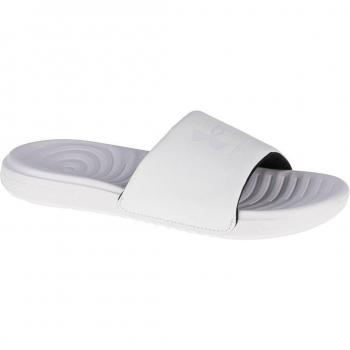 Chancla Under Armour Ansa Fixed para Hombre en Blanco con Plantilla Sintética y Suela de Alta Calidad