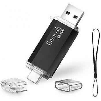 Tipo C Memoria USB 32gb, Pendrive USB C 32gb 2 en 1 Tipo C Y USB 2.0 Memoria Flash 32 GB para Smartphones Android, Windows, Android, Pc, Tabletas, Almacenamiento DE Datos Externo Etc