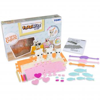 Kit Creativo Tomy Fuzzikins Mi Familia Gatitos