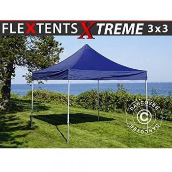 Carpa Plegable Rápida FleXtents Xtreme 50 3x3m Azul Oscuro