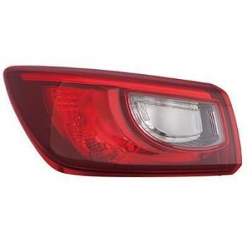 Piloto trasero VAN WEZEL 2791931 - Luz trasera exterior, compatible con vehículos específicos, incluye bombillas y conectores, diseño original de fábrica, fácil instalación