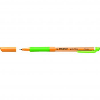 STABILO pointVisco - Rollerball tinta gel de baja viscosidad - Caja con 10 unidades - Color verde hoja