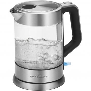 Proficook Hervidor De Agua Eléctrico Con Jarra De Cristal Y Tetera Con Capacidad