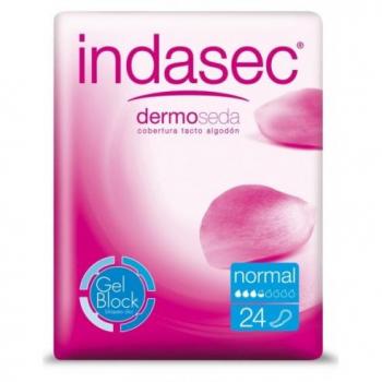 Indasec Discreet Mini Compresas para Pérdidas Leves, Pack de 30 Unidades