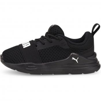 Puma Wired Run AC Inf Kids Sneakers - Black/White, Multi-Sport Footwear