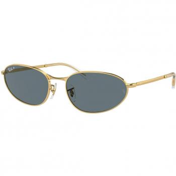 Ray-Ban RB3734 Polarized Sunglasses Gold 56mm Unisex Model