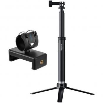 TELESIN trípode plegable para GoPro palo Selfie soporte para teléfono monopié de aleación