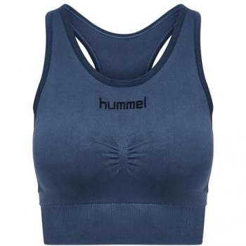 Hummel First Seamless Women's Sports Bra - Dark Denim XL-2XL
