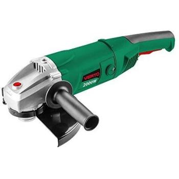 Amoladora Angular Verto 51G203 - Potente Herramienta de 2000 W con Disco de 230 mm y Mango Ergonómico