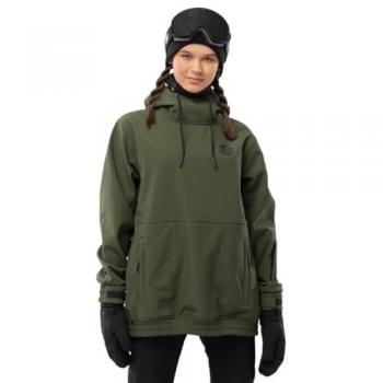 Chaqueta Softshell Siroko W1 Kilimanjaro Verde Militar para Hombre y Mujer