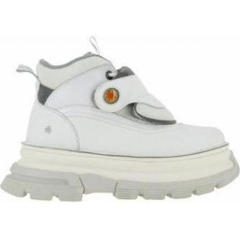 Botines de piel Art Core 2 1643 Blanco para mujer con plataforma - Modelo exclusivo