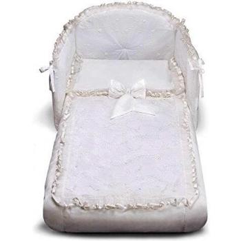 Pali 0687025500 Juego de ropa de cama, 3 pieza Tulip, wei