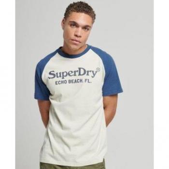Camiseta Superdry Vintage Venue Classic Blanco