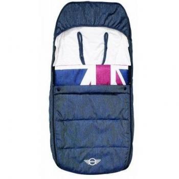 easywalker Mini Stroller Footmuff - Saco de invierno para silla de paseo, diseño Union Jack Denim