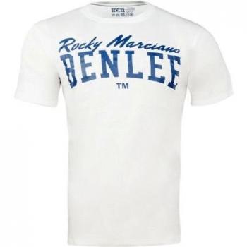Benlee Classic Cut Logo T-Shirt Short Sleeve White/Blue - Size S