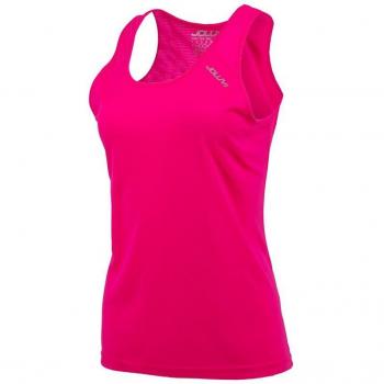 Camiseta de Tirantes para Mujer Joluvi Ultra Tir Rosa XS - Camiseta de running, material ligero, diseño transpirable, ajuste cómodo, ideal para actividades deportivas