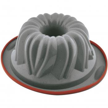 Jata Hogar MC61 - Molde para roscón, color gris y rojo