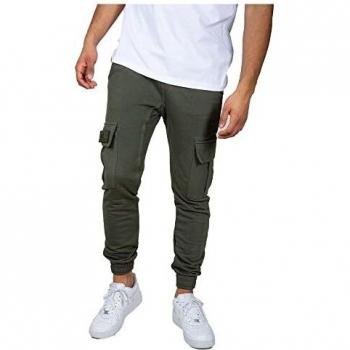 Alpha Industries Men's Terry Jogger Sweatpants - Dark Olive, XL