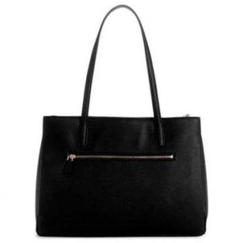 GUESS Power Play Tech Black Tote Bag Size: One Size, Colour: Bke - female, Multi-compartment Handbag with Removable Coin Purse