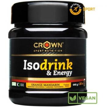 Crown Sport Nutrition Isodrink & Energy Naranja 640g