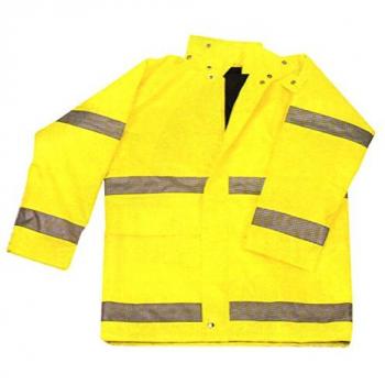 Eskubi Hv/Parka Abrigo de trabajo, Hombre, Amarillo
