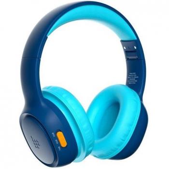 Auriculares Bluetooth 5.3 Plegables para Niños Tronsmart KH02 - 45 Horas de Reproducción, Micrófono y Cable de Audio Incorporado - Azul