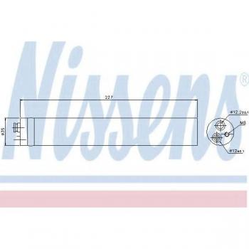 Filtro deshidratante NISSENS 95453 para aire acondicionado