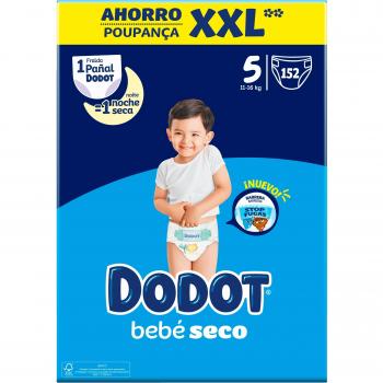 Dodot Bebé-Seco Pañales Talla 5, 152 unidades