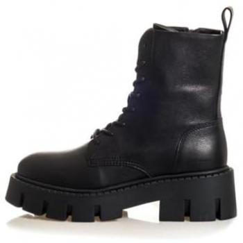 Copenhagen CPH130 Women's Black Leather Lace-Up Ankle Boots Size 38