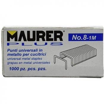 MAURER 2321076 Grapa Oficina Numero 8 4.0 mm 1M 1000pzs