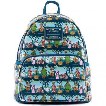 Mochila Loungefly Disney Robin Hood Sherwood All Over Print Mini Backpack