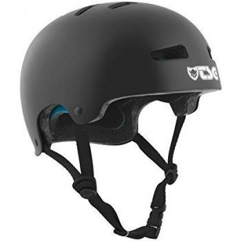 TSG Evolution Kids Solid Color - Casco para monopatín para niños, Color Negro, Talla XXS/XS
