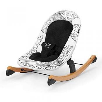 Kinderkraft Hamaca Bebé FINIO, Balancín, Ultraligero, Intertek, 9 kg max, Negro