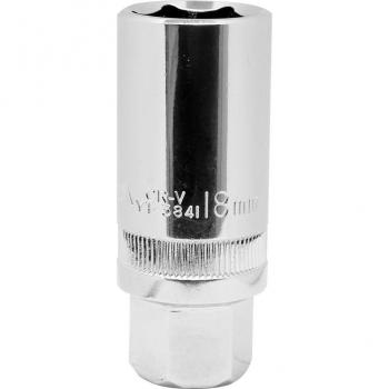 Yato YT-3841 Set de Conectores y Conector Socket 1366 - Llave para Bujías, Chispa Toma de Corriente 3/8''x18mm