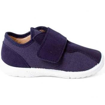 Zapatillas de lona de bebé niño con cierre adherente Pisamonas