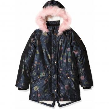 NAME IT Nkfmosa Parka Jacket Chaqueta, Azul Dark Sapphire, 152 para Niñas