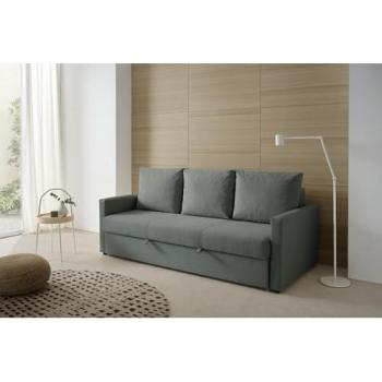 Sofá Cama Alta Gama 3 Plazas Eden Azul de Diseño Matris