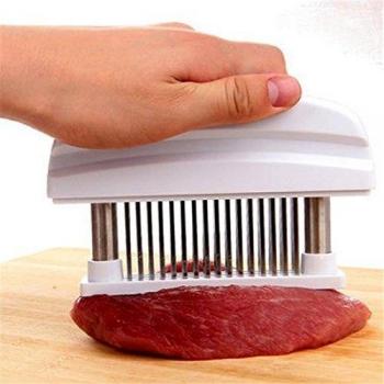 Yicswull Ablandador de Carne, 48 Cuchillas de Acero Inoxidable Ultra Afiladas para Bistec, Pollo, Pescado y Cerdo