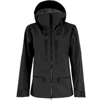 Chaqueta Kore Negra para mujer de Head, característica: diseño moderno, material ligero y resistente al agua, cierre frontal con cremallera, bolsillos laterales con cremallera, ajuste cómodo y estilo versátil