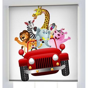 Estor Enrollable Translúcido Infantil Personalizado 130 x 180 cm - Fácil Instalación y Envío Gratis