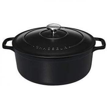 Cocotte Redonda de Hierro Fundido Esmaltado 26 cm Negra - Chasseur