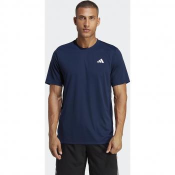 Adidas Club Camiseta De Manga Corta Hombres Azul Oscuro - Talla S